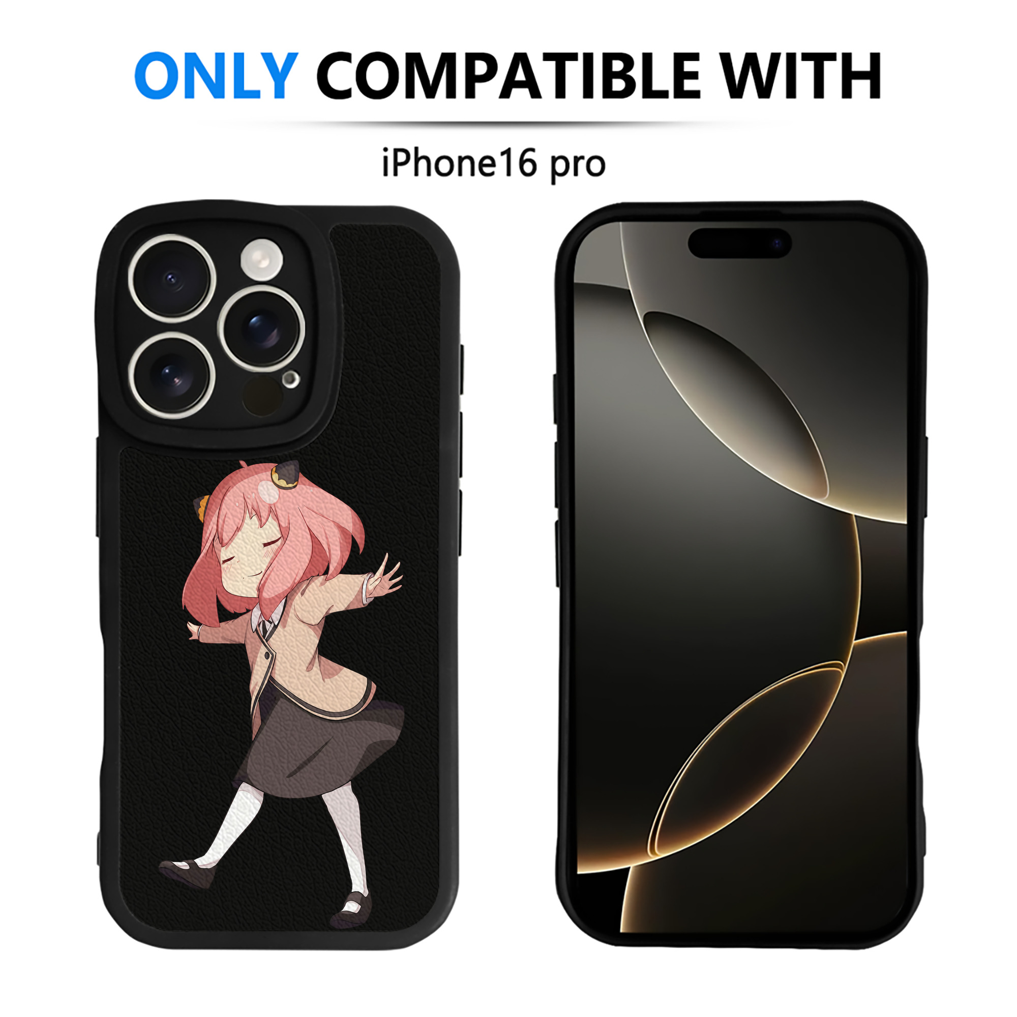 （画像用） SPY×FAMILY间谍家家酒 【iPhone 16シリーズ対応】シリコンスマホケース（レザー調） 材質：シリコン